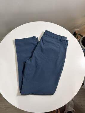 tasc mens blueish grey pants 35x32